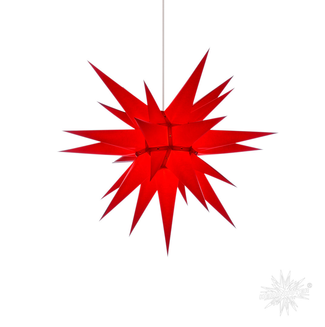 Herrnhuter Stern Innen, I6, 60cm, Rot, Adventsstern, Weihnachtsstern
