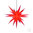Herrnhuter Stern, Super-SET Stern+Kabel, Außen, A7, 70cm, Rot, Adventsstern, Weihnachtsstern