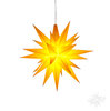 Herrnhuter Stern-Innen, 13cm, Gelb, mit LED, Adventsstern, Weihnachtsstern
