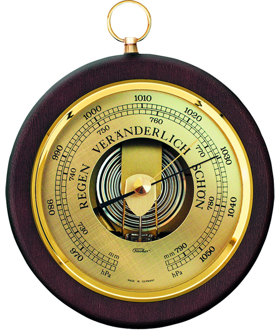 Barometer 1436R-12, Dekor nussbaumfarben