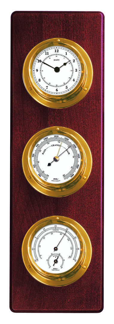 Uhr, Barometer und Thermometer,Hygrometer