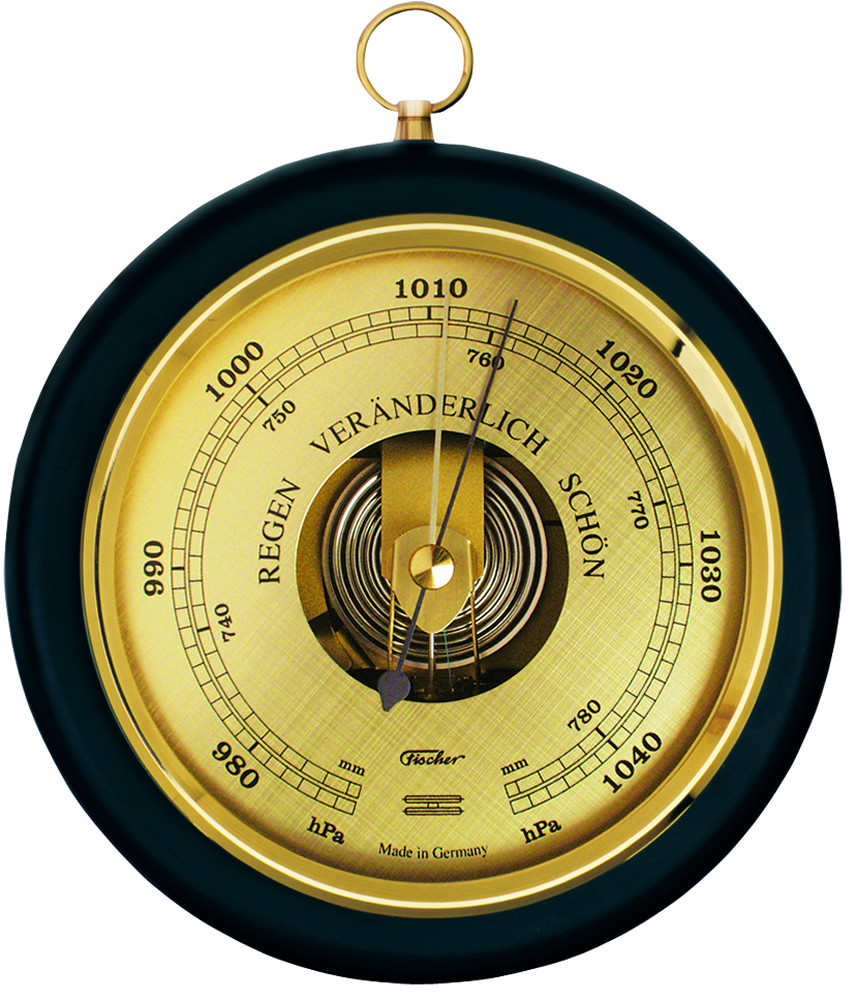 Barometer 1604D-12, Dekor nussbaumfarben