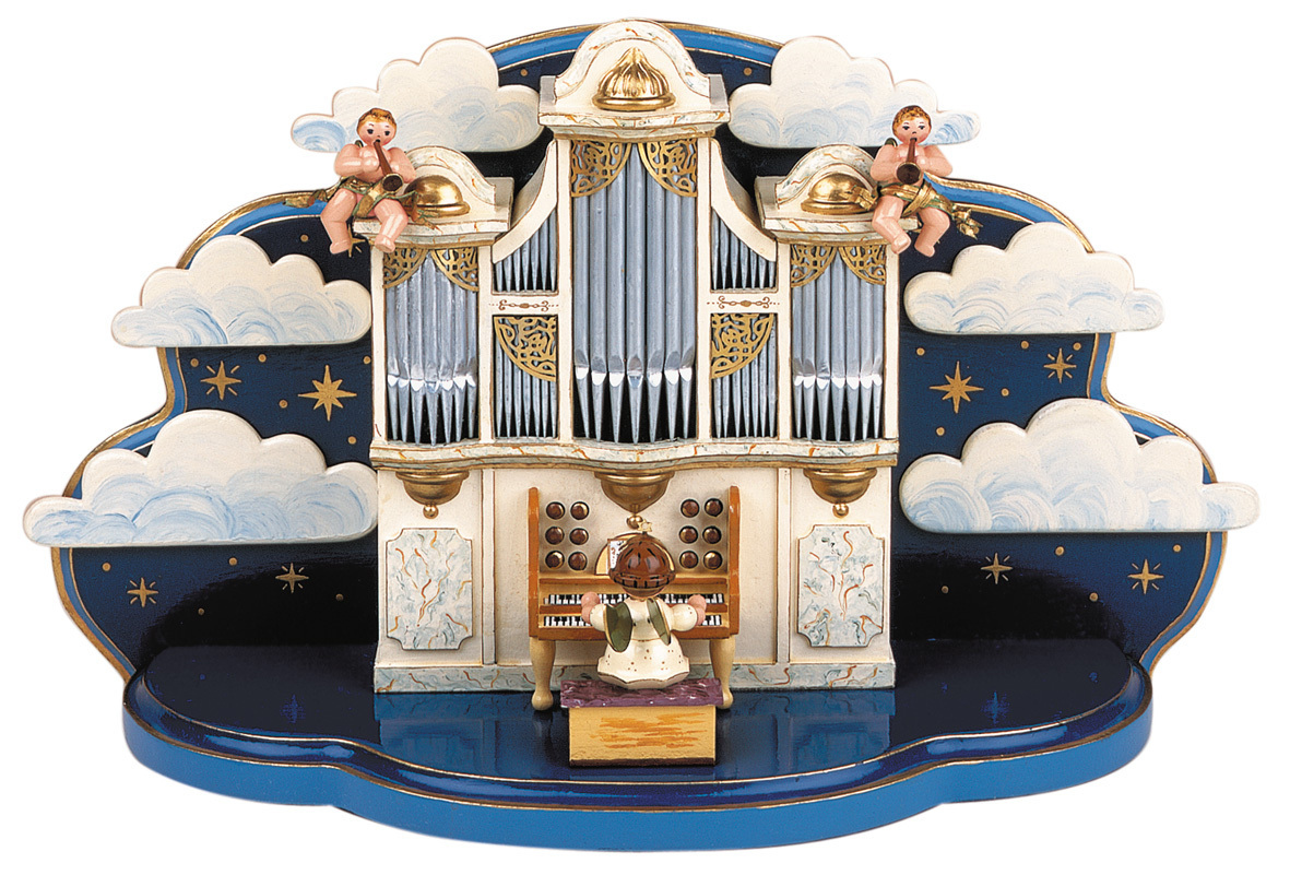 Orgel mit kleiner Wolke ohne Musikwerk